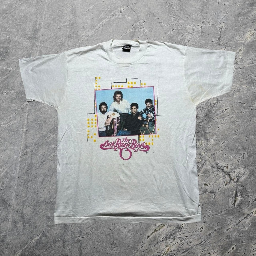 Vintage 80s The OakRidge Boys Gospel Country Band Tour T Shirt - XL
